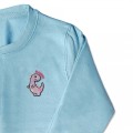 Girls Dinosaur Jumper - Lilac Embroidery