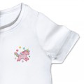 Organic Kids Unicorn T Shirt - Lilac Embroidery