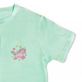 Organic Kids Unicorn T Shirt - Lilac Embroidery