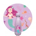 Girls Mermaid Water Bottle 350ml