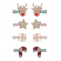 Mimi & Lula Christams Mini Clic Clac Hair Clips