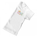 Organic Baby T-Shirt - 'LOVE' embroidery