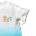 Organic Baby T-Shirt - 'LOVE' embroidery