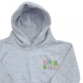 Girls Organic Hoodie - 'GIRLZ RULE!' Embroidery