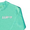 Kids Gaming 1 Up Jumper - White Embroidery
