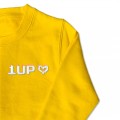 Kids Gaming 1 Up Jumper - White Embroidery