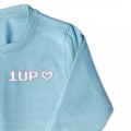 Kids Gaming 1 Up Jumper - White Embroidery