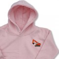 Organic Kids Digger Hoodie - Orange Embroidery