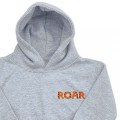 Organic Kids ROAR Hoodie - Orange Embroidery