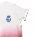 Baby Girls Dinosaur T-Shirt - Pale Blue Embroidery