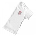 Baby Girls Dinosaur T-Shirt - Blush Pink Embroidery