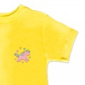Organic Kids Unicorn T Shirt - Pale Pink Embroidery
