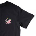 Organic Kids Unicorn T Shirt - Pale Pink Embroidery