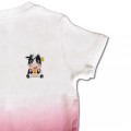 Baby Girls Organic Cow T Shirt - Pink Embroidery