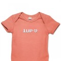 Organic Baby Body Suit - One Up Gaming Embroidery