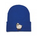 Kids Sheep Beanie Hat - Embroidery No 3