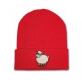 Kids Sheep Beanie Hat - Embroidery No 3