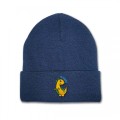 Kids Dinosaur Beanie Hat - Yellow Embroidery