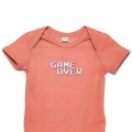 Organic Baby Body Suit - Game Over Gaming Embroidery