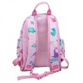 Girls Dinosaur Backpack - blush pink