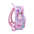 Girls Dinosaur Backpack - blush pink