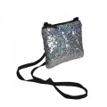 Silver Sequins Crossbody Bag by Playzeez