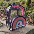 Girls Glitter Rainbow Backpack