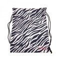 Girls Zebra Drawstring Bag by Playzeez