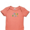 Organic Baby Body Suit - Girlz Rule Embroidery