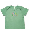 Organic Baby Body Suit - Girlz Rule Embroidery