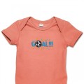 Organic Baby Body Suit - Goal Embroidery