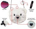 Playzeez Kids White Polar Bear Cross Body Bag