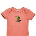 Organic Baby Body Suit - Mallard Duck Embroidery