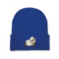 Kids Sheep Beanie Hat - Embroidery No1