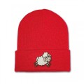 Kids Sheep Beanie Hat - Embroidery No1