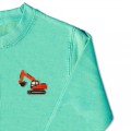 Kids Digger Jumper - Orange Embroidery