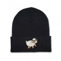 Kids Sheep Beanie Hat - Embroidery No 4