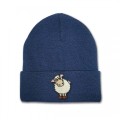 Kids Sheep Beanie Hat - Embroidery No 7