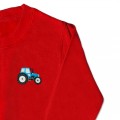 Boys Tractor Jumper - Blue Embroidery