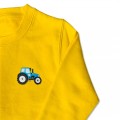 Boys Tractor Jumper - Blue Embroidery