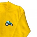 Boys Tractor Jumper - Blue Embroidery