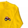 Boys Tractor Jumper - Red Embroidery