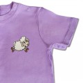 Organic Baby Kids Sheep T Shirt - Embroidery No 1