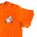 Organic Baby Kids Sheep T Shirt - Embroidery No 1