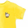 Organic Kids Sheep T Shirt - Embroidery No 3