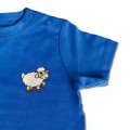 Organic Baby Kids Sheep T Shirt - Embroidery No 4