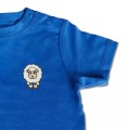 Organic Baby Kids Sheep T Shirt - Embroidery No 5