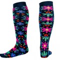 Squelch Mexican Flowers Adult Welly Sock