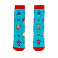 Squelch Robots Minis Welly Sock 3-6 Years