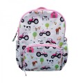 Girls Tractor Backpack - Back to School Set
